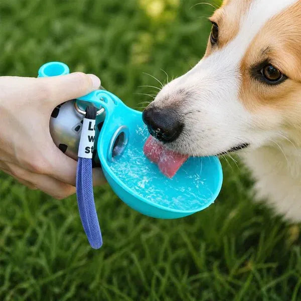PawSip 2-in-1 pet water bottle and snack cup
