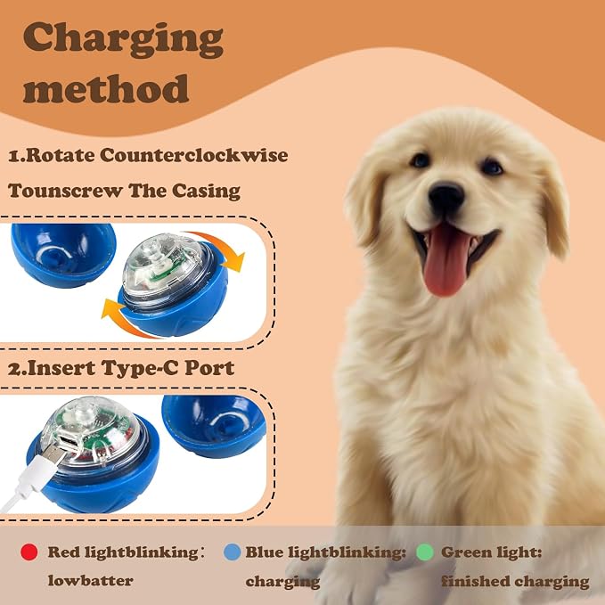 Gravity Jumping Ball Dog Toy