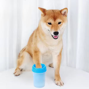 PawClean portable paw cleaner cup