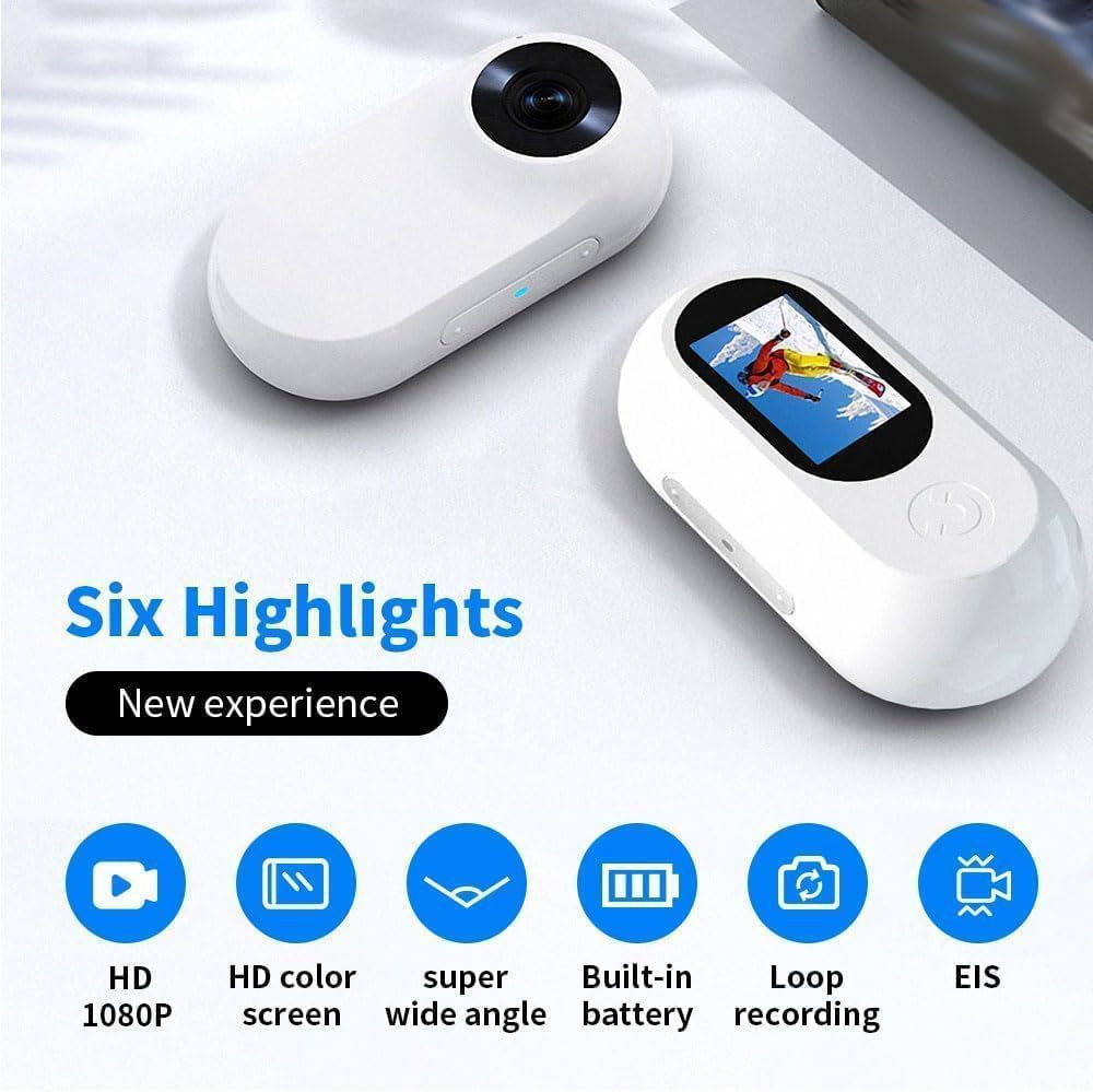 PawView collar camera six highlights: 1080P, HD screen, wide angle, battery, loop recording, EIS